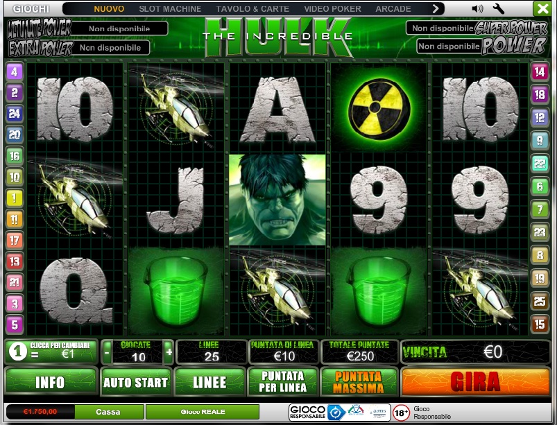 Titanbet-The Incredible Hulk Slot