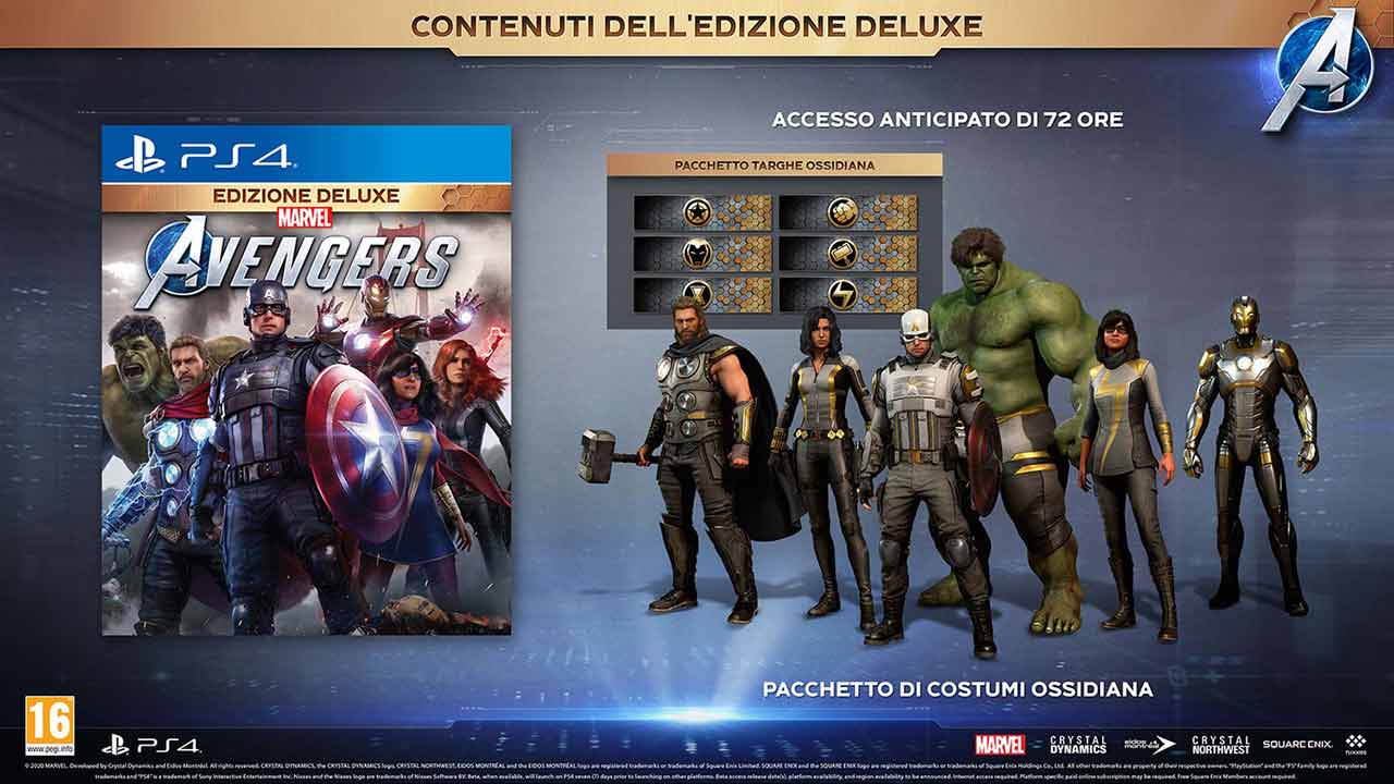 marvel avengers edizione speciale deluxe