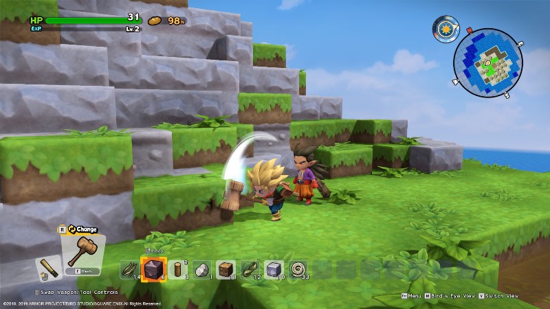 Dragon Quest Builders 2 stanze