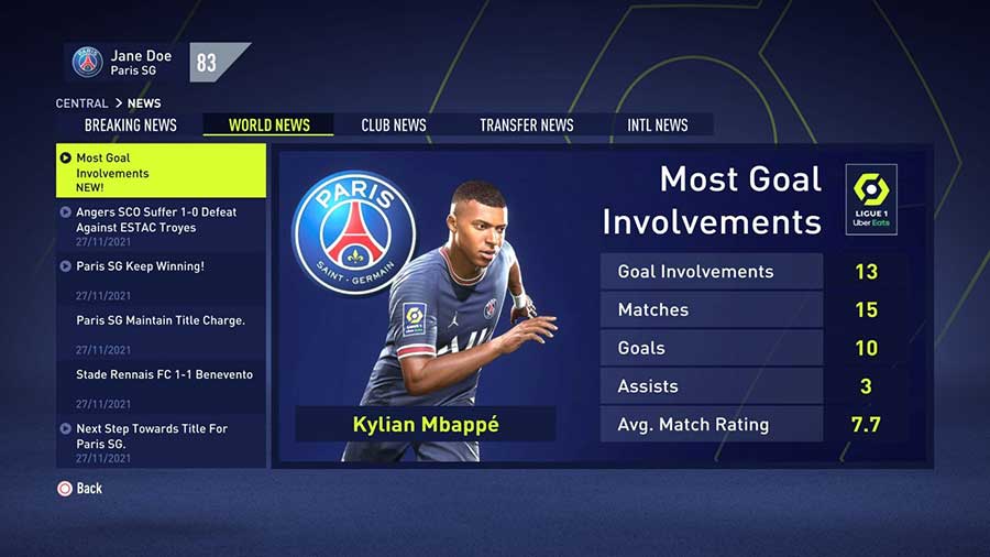 fifa 22 carriera anteprima dettagli