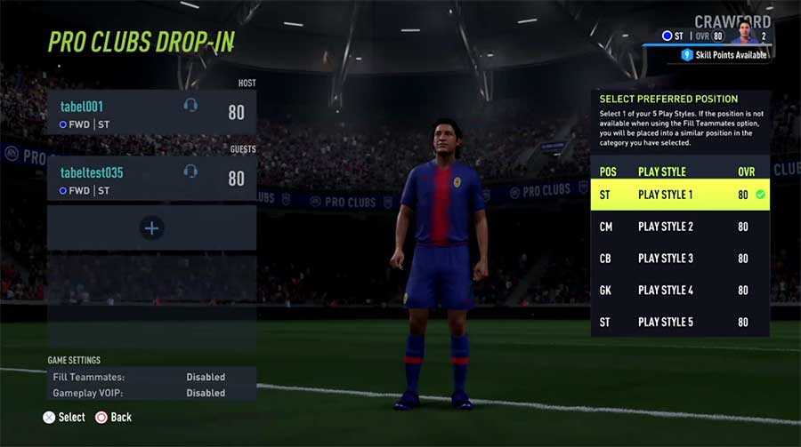 fifa 22 pro clubs anteprima dettagli