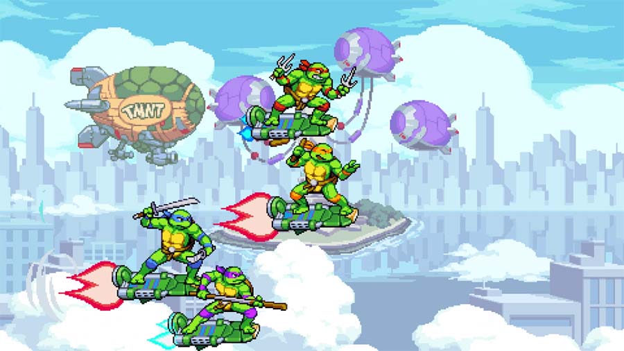 Teenage Mutant Ninja Turtles Shredder Revenge ambientazione