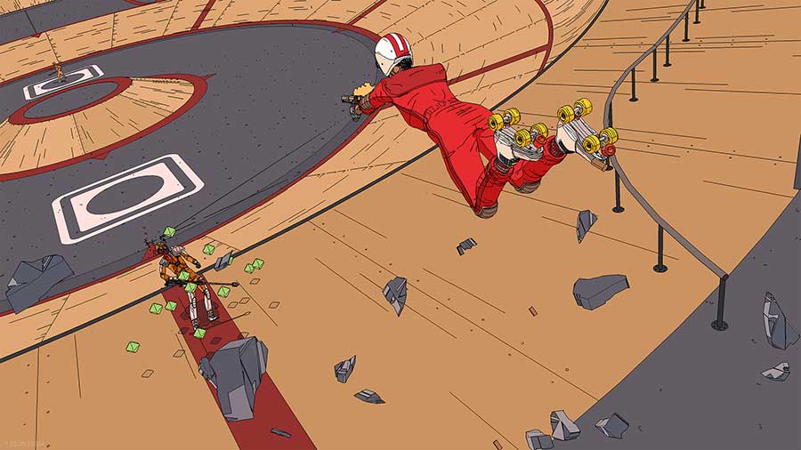 rollerdrome gameplay