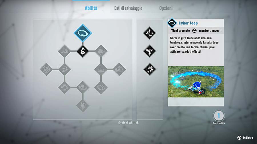 SONIC FRONTIERS skill tree