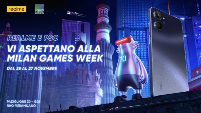 realme sarà protagonista della Milan Games Week 2022
