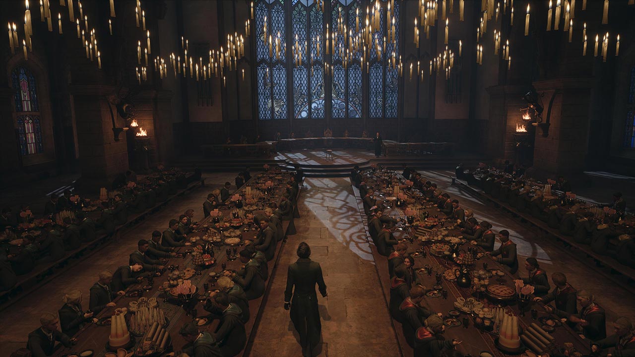 Hogwarts Legacy recensione ps5 sala pranzo