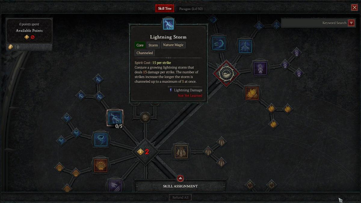 Diablo IV Druid Storm Magic Build
